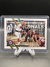 JUAN SOTO 2021 Topps Walmart Holiday Photo Variation #HW100 SP Santa Belt