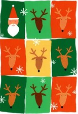 Jolly Santa Claus  All Of His Reindeer Christmas Hallmark Cards - Set of 23