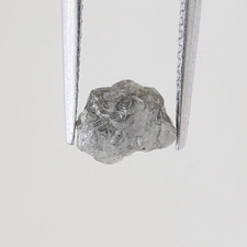 NATURAL ROUGH DIAMOND 0.85TCW 5.7MM GRAY DIAMOND FANCY DIAMOND UNCUT DIAMOND