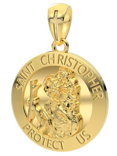 Men's Heavy Solid 14K Yellow Gold St 