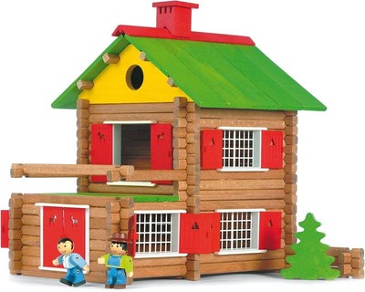 Unbekannt - Holzspielzeug - Swiss Chalet - 175 Teile Spielzeug