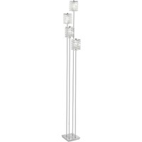 Eglo Lighting Pyton 4 Light Floor Lamp In Polished Chrome - Shades Not Included Eglo Lighting Pyton 4 Light Floor Lamp In Polished Chrome - Shades Not Included