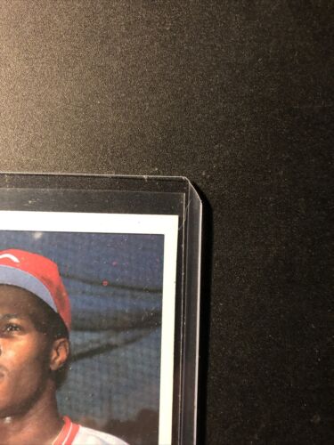 1985 Topps Eric Davis Rookie #627 Mint! Error Pink Dots Rare One Of A Kind - Picture 3 of 14