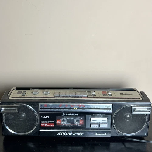 Vintage Panasonic Ambience Radio Boombox RX-FM45 Japan *cassette Not Working