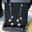miniature 52 - Luxury Cubic Zirconia Pearl Flower Stud Earrings Dangle Women Wedding Jewellery
