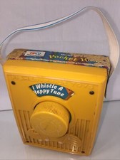Fisher Price 763 Music Box Pocket Radio (Lot 4~Broken)