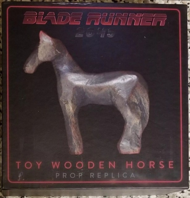 NECA, BLADE RUNNER 2049 WOODEN TOY HORSE REPLICA, NYCC 2017 MOVIE PROP (NEW) eBay