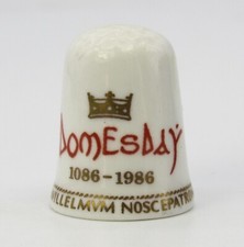 CAVERSWALL THIMBLE 'DOMESDAY 1066 - 1986'
