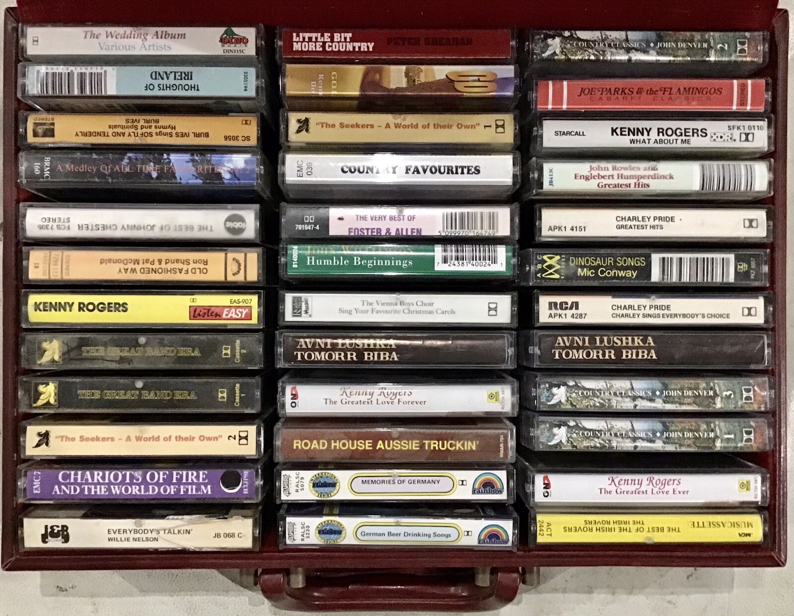 Cassette Tapes Bulk Lot Retro Vintage Music x 36 with Case Lot 103 eBay