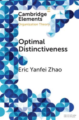 Optimal Distinctiveness Zhao Paperback Cambridge University Press 9781108964876