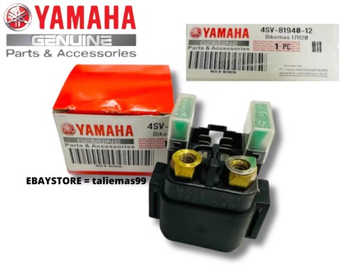 4SV-81940-12-00 NEW YAMAHA OEM STARTER RELAY SOLENOID YXR YFM VMX YZF FZ6R - Picture 2 of 4