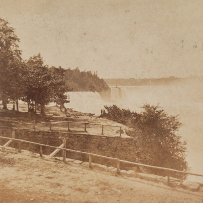 Niagara Falls Anthony Stereoview c1870 Antique New York Park Photo Point B1325
