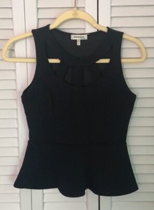 monteau peplum top