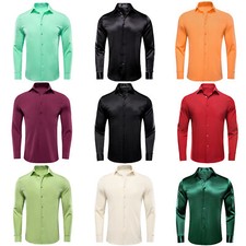 Men's Classic Fit Long Sleeve Wrinkle Resistant Button Down Premium Dress Shirt