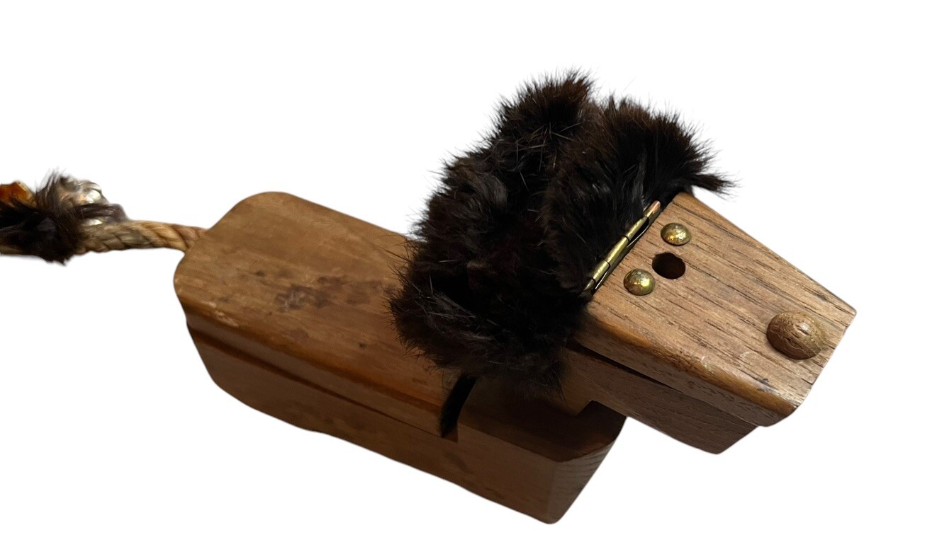 Zooline Lion MCM JV Orel Wood Desk Decor Office Pen Ink Holder Box