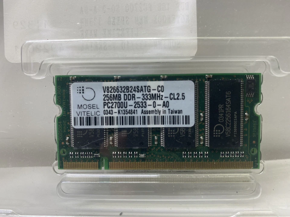 2 Micron 256 MB PC133 SDRAM DIMM Memory Module + DDR 1 GB PC 2700. - Image 2 of 3