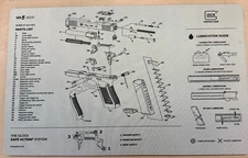 Glock GEN5 Gunsmiths Bench Mats Grey
