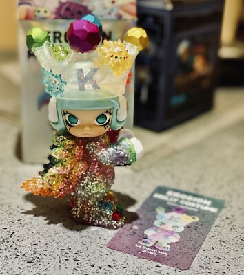 POP MART x MOLLY x INSTINCTOY Erosion Molly Costume Ice POP MART x MOLLY x INSTINCTOY Erosion Molly Costume Ice