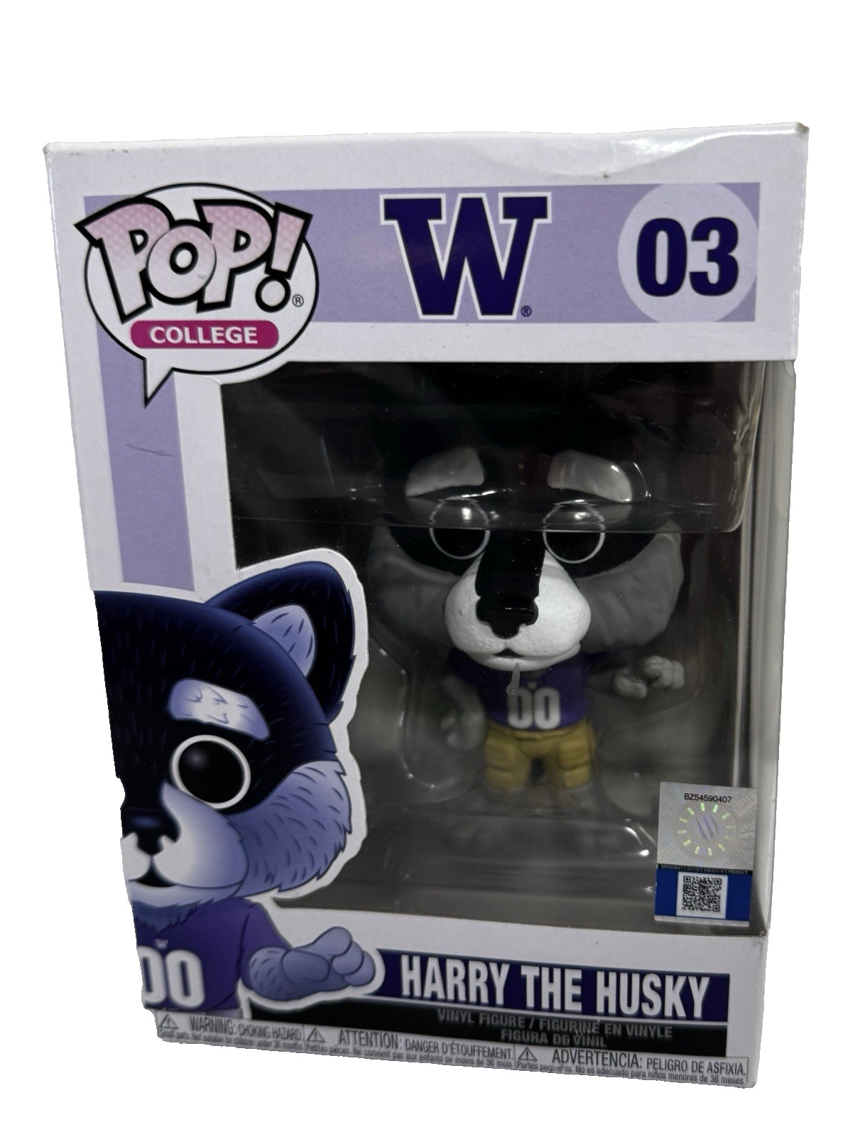 Funko Pop! College: Washington - Harry The Husky #03 Collectible