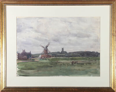 Attrib. Henry Brewer RI (1866-1950) - Watercolour,  Boyd s Gristmill