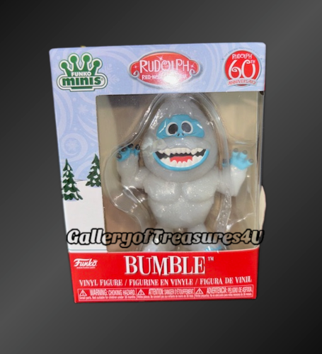 2024 Funko Minis Rudolph Metallic Hermey Misfit Clarice Bumble Glitter Sam Mini - Foto 4 di 14