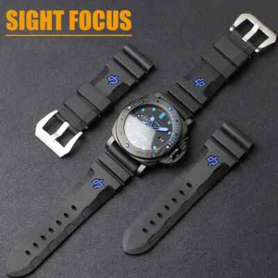 New Waterproof Watch Band Fit for Panerai Submersible Luminox Wristwatches Strap