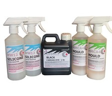 Convertible roof cleaner kit, fabric soft top dye mold remover waterproofer 1lt