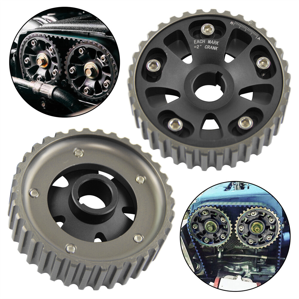 Racing Cam Gear Pulleys for Honda Civic B16A 9298 B16B 9700 Acura