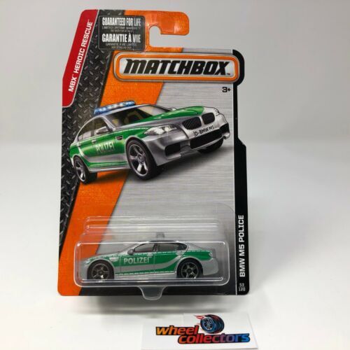 Matchbox BMW M5 F10 Police - Série Européenne 2025, 1:64, Neuve Sous Blister
