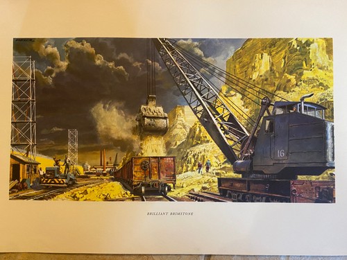 Brillant Schwefel Titel Kunstwerk ungerahmt - Bild 2 von 2
