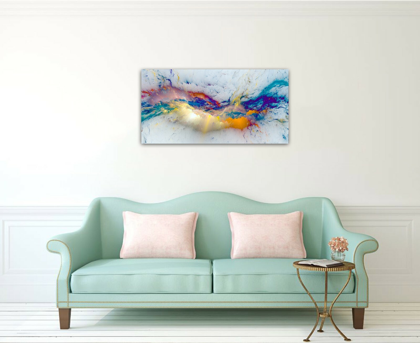 Cloud Abstract Canvas Painting Prints Wall Art Wall Decor Picture ...