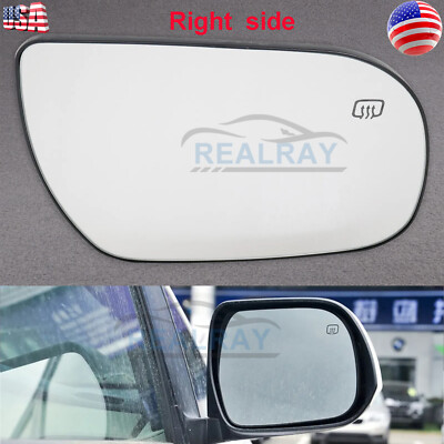 Fit For Toyota Sienna 2011-2019 Right Side Rearview Mirror Glass Heated Function