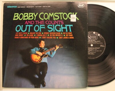 Bobby Comstock & The Counts LP Out Of Sight Vinyl 12'' 33 RPM VG+/VG++