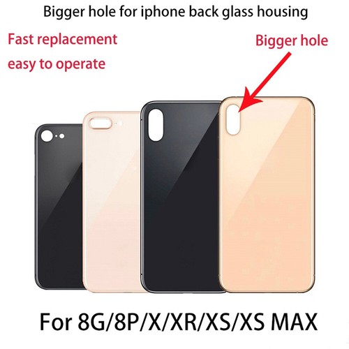 VITRE ARRIERE POUR iPhone 11 + ADHESIF + BIG HOLE - Photo 3 sur 3