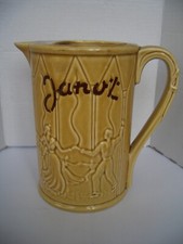 pichet carafe publicitaire Janot ancienne bistrot