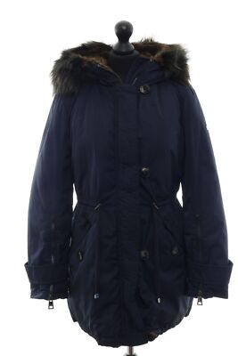 Pelz Daunenmantel Eisblau Peuterey Daunenmantel Hellblau Damen