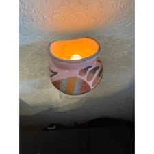 Handcrafted Pottery Plug In Night Light Southwestern Style Home Decor