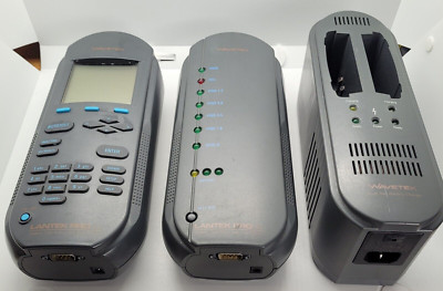 Wavetek Lantek Pro XL 100 MHz LAN Cable Tester with Accessories & Manual