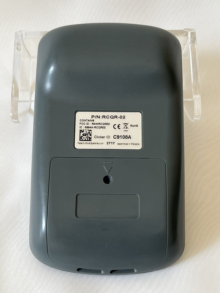 TURNING TECHNOLOGIES QT2 RESPONSE DEVICE CLICKER RCQR02 eBay