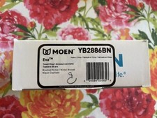 New MOEN Eva Towel Ring Brushed Nickel In Box YB2886BN