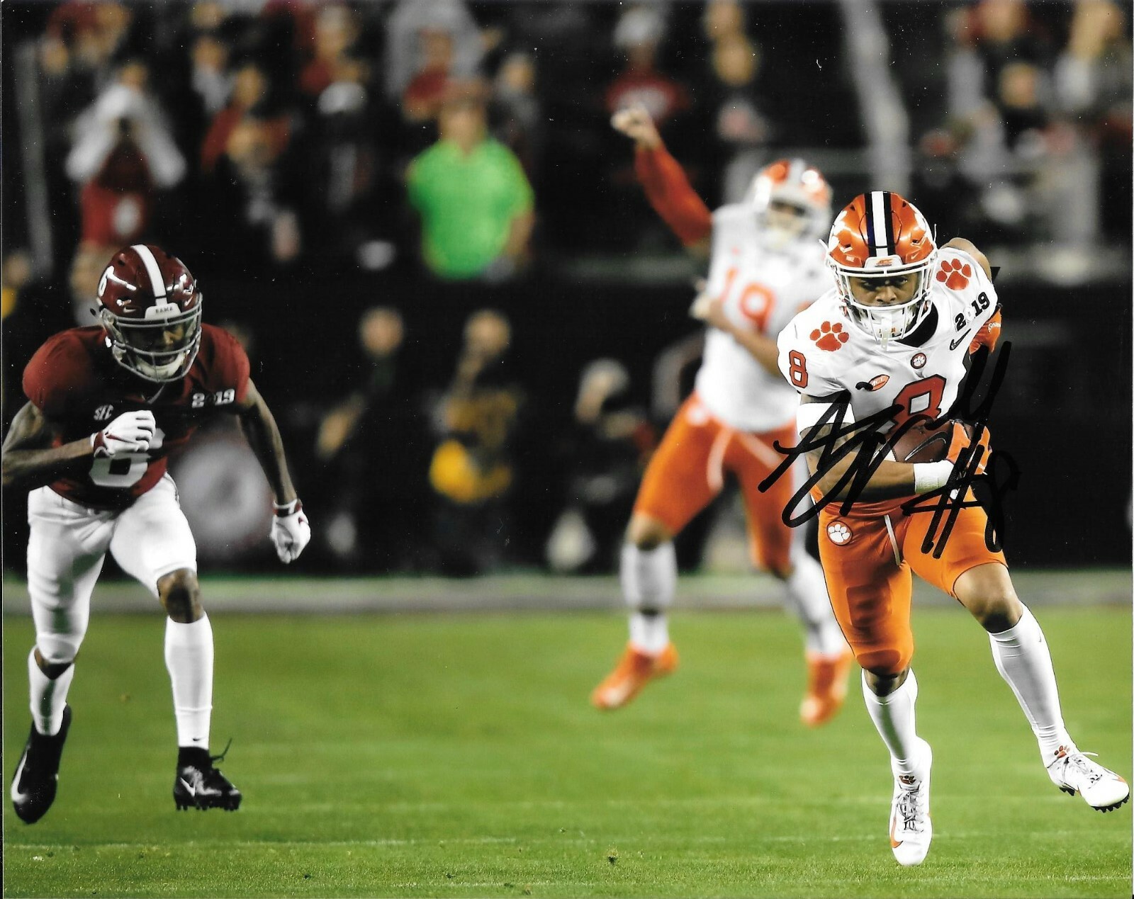 A.J. TERRELL HAND SIGNED CLEMSON TIGERS NATIONAL CHAMPIONSHIP 8X10 PHOTO W/COA