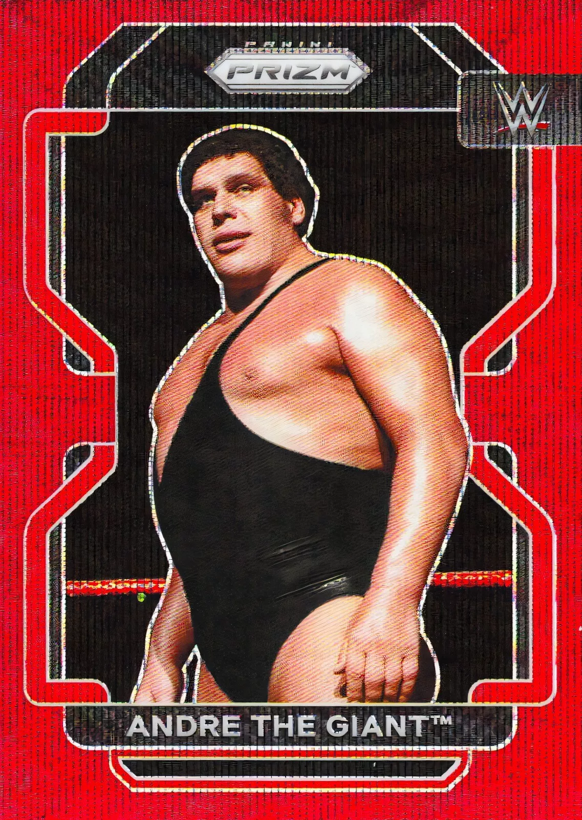 2022 Panini Prizm WWE Ruby Wave Prizm Andre The Giant #200