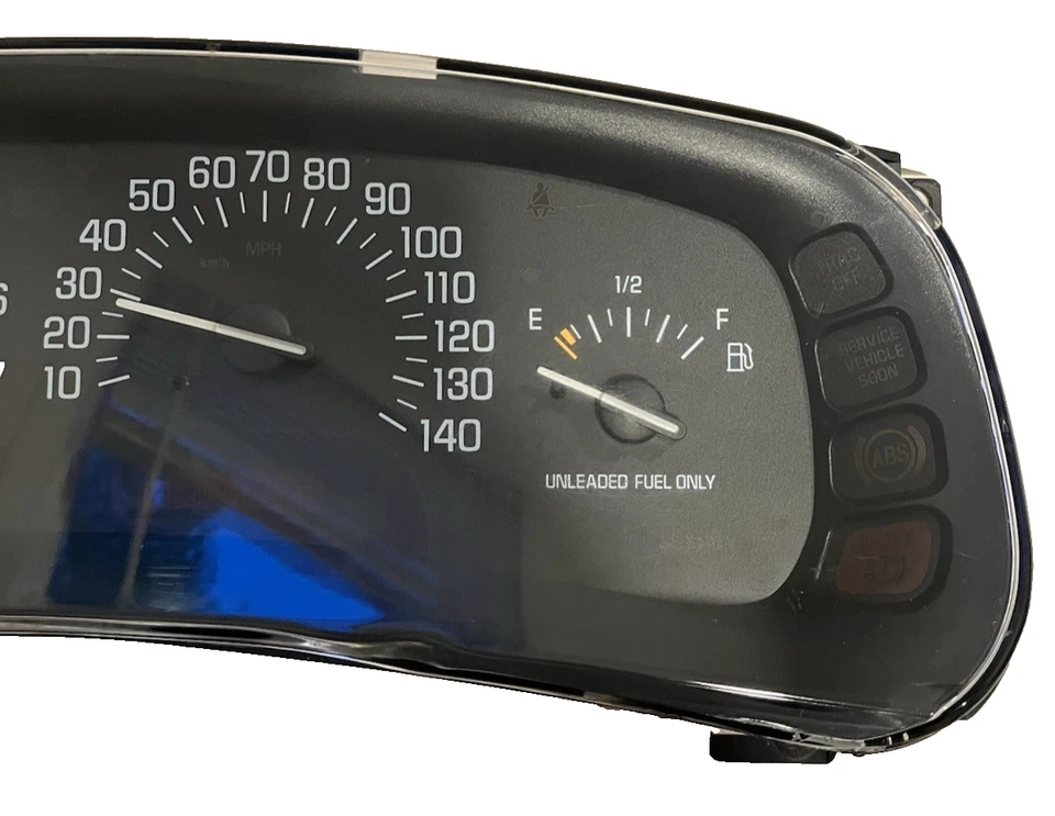 00-03 BUICK PARK AVENUE GAUGE CLUSTER INSTRUMENT PANEL SPEEDOMETER 16254974 OEM - Image 3 of 4