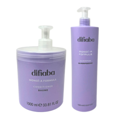 Difiaba Monoi-A Formula Shampoo & Conditioner 33.8 Oz