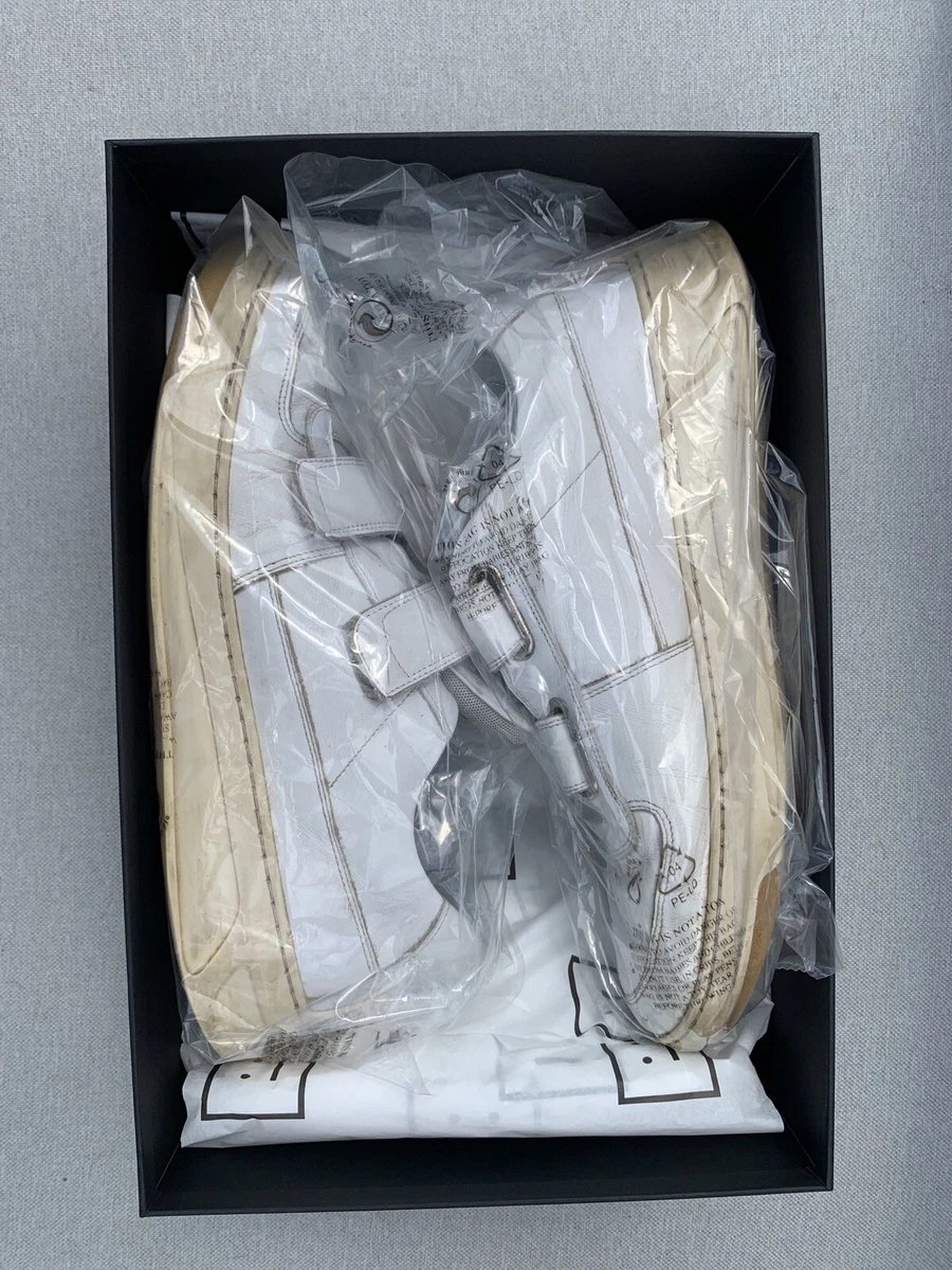 Acne Studios Terry Face Strap White Sneakers