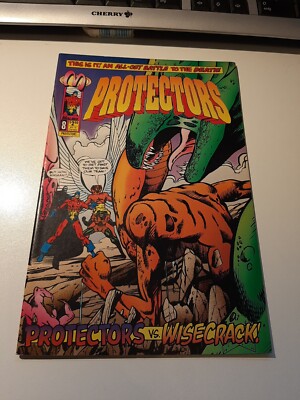 US MALIBU Protectors (1992 Malibu) #8 A COVER VARIANT WITH POSTER