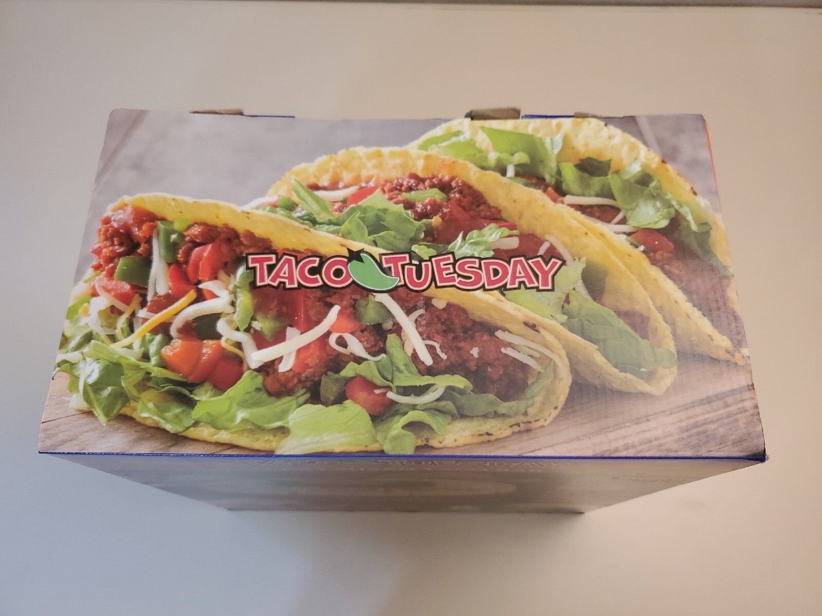 Taco Tuesday Heated Lazy Susan Taco Bar 20OZ MEAT POT 6 TRAYS Nostalgia