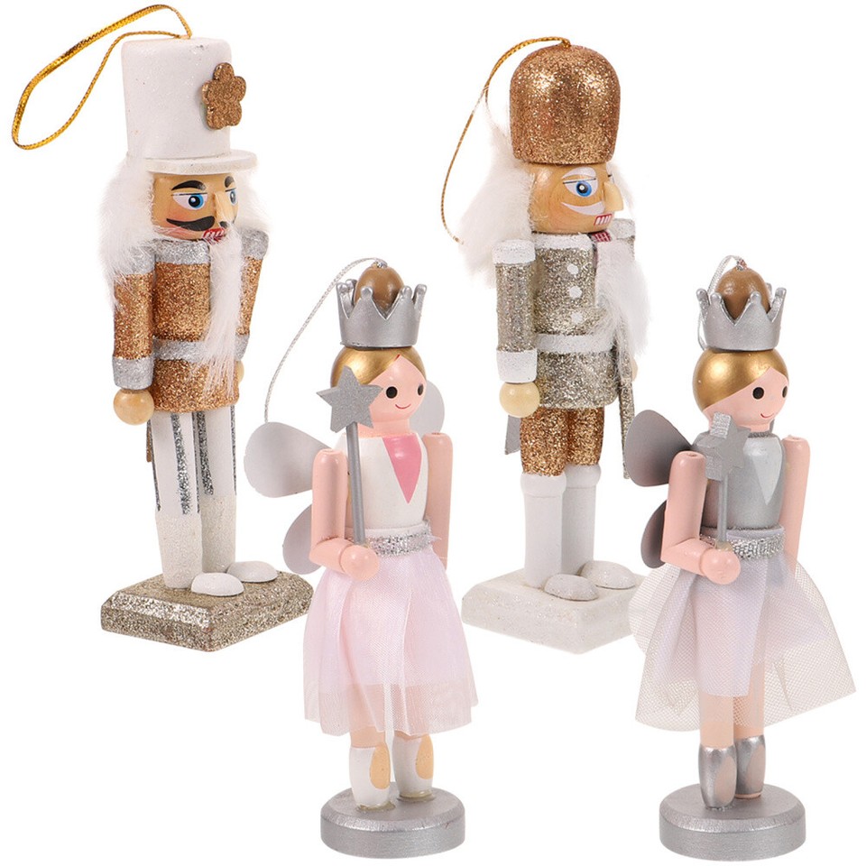 Nutcracker Wood Christmas Ornaments Nutcrackers Decorations Home Toy