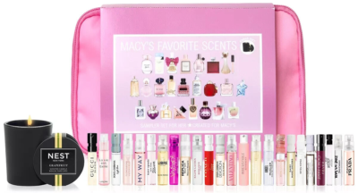27 Pc Luxury Fragrance Sampler Set For Her + Pink Pouch, NIB | eBay