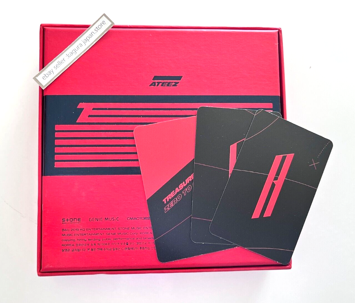 ATEEZ TREASURE EP.2 Zero To One CD + [WOOYOUNG] Photocard + Random